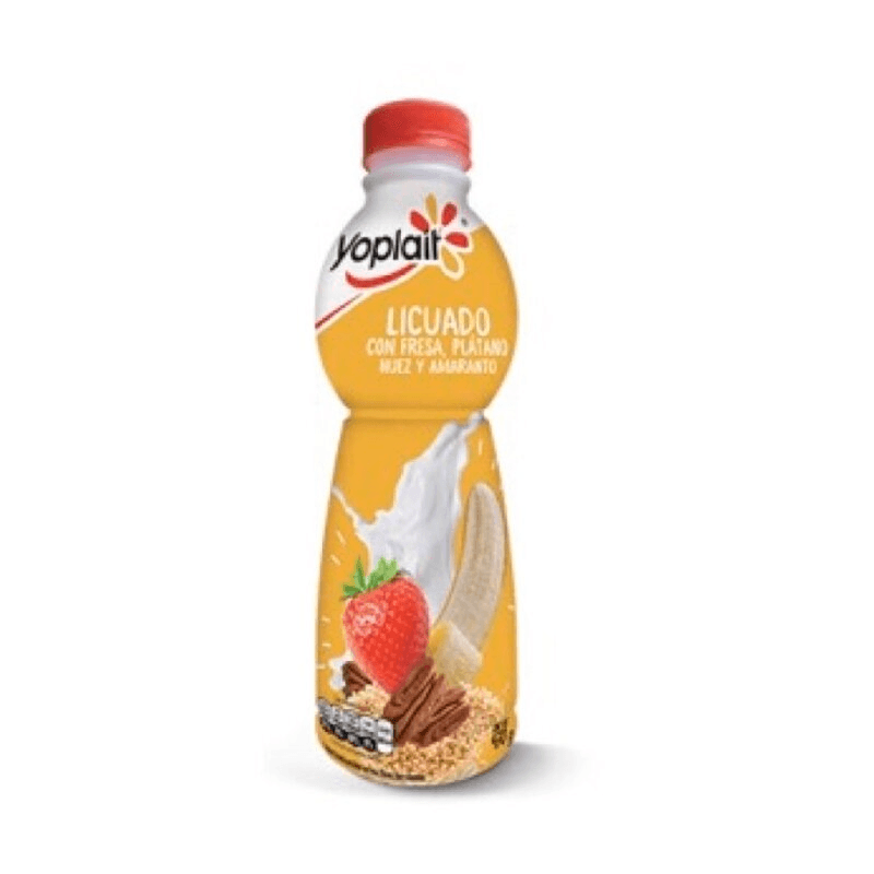 YOG  LIC FRESA PLATANO AMARANTO 470G