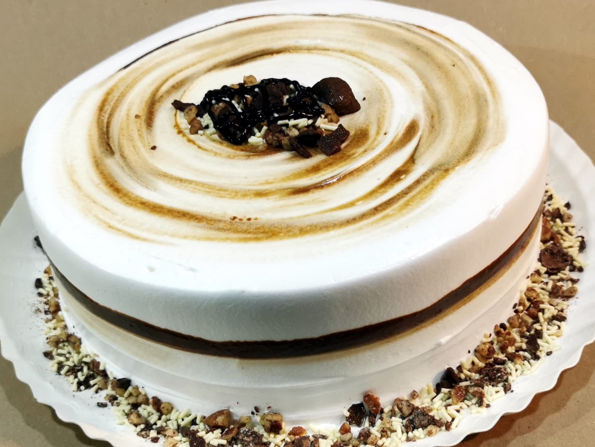 Pastel Capuchino- Avellana chico