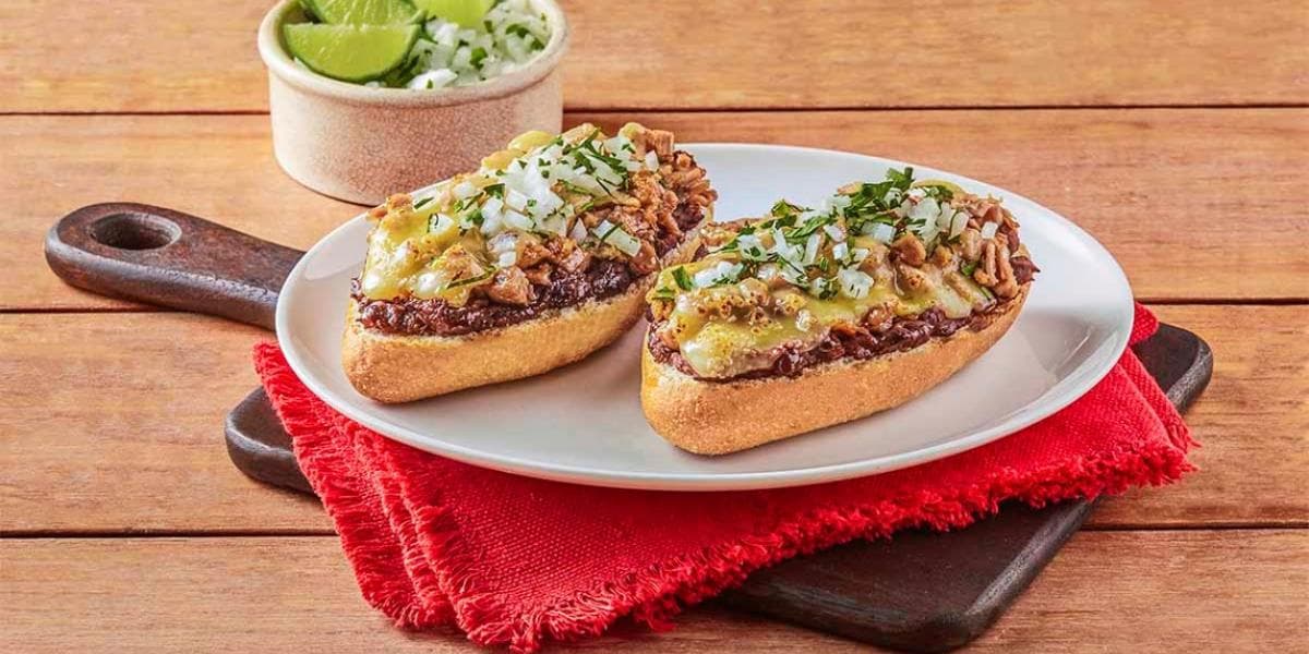 Molletes solos