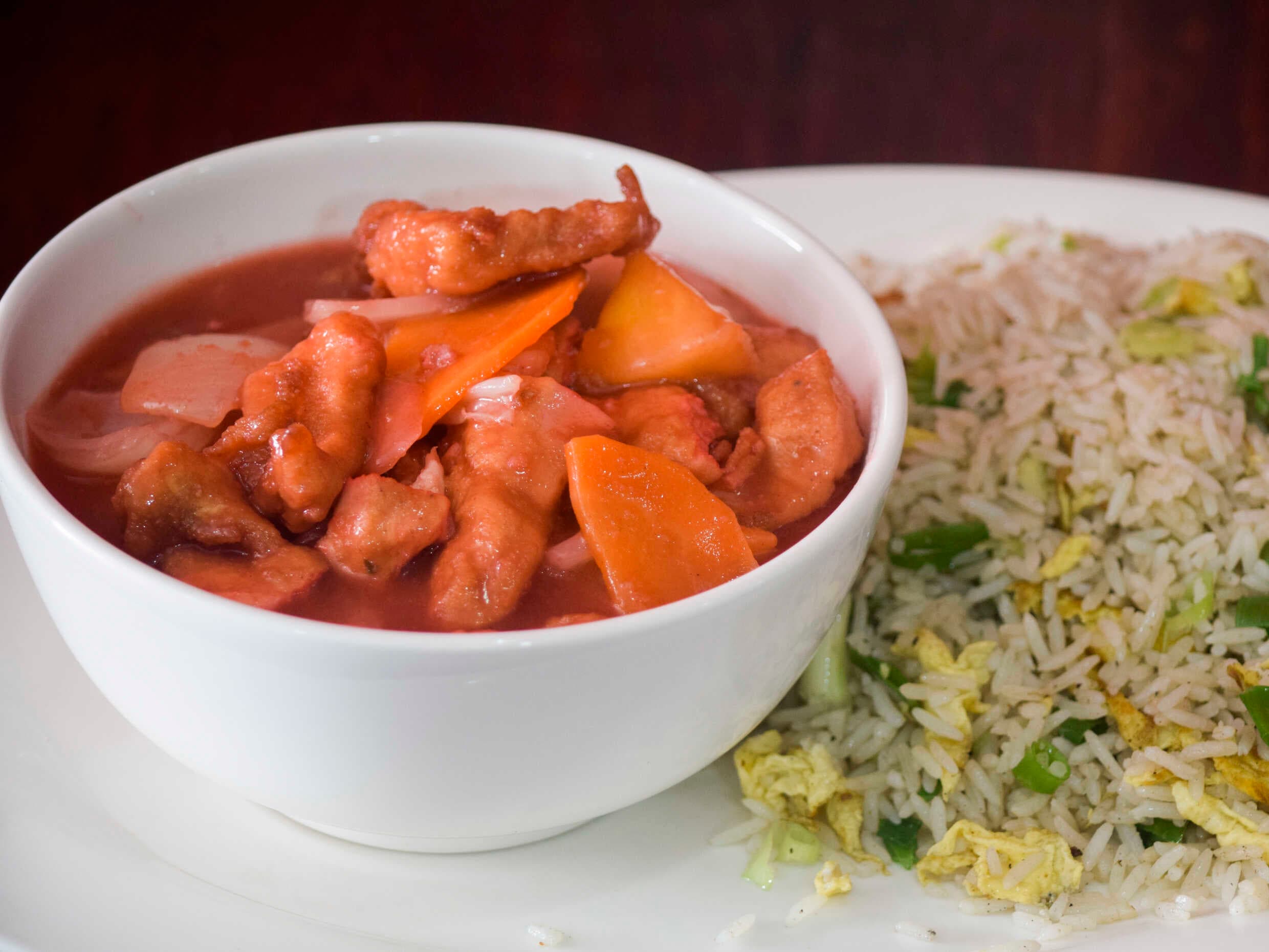 Pollo en Salsa Agridulce