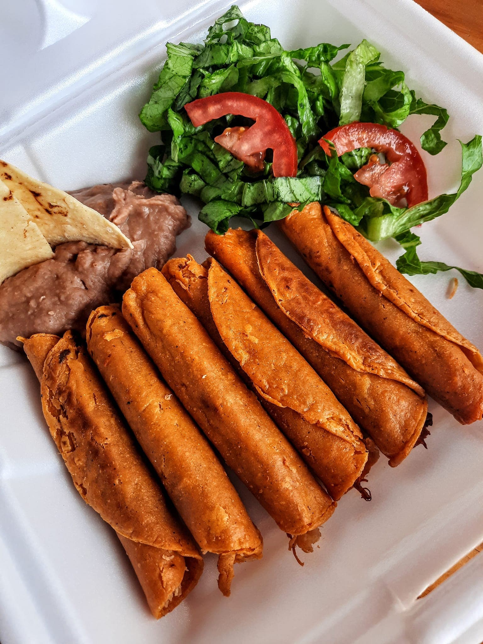 Flautitas de Deshebrada