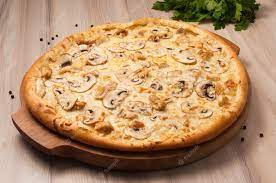 Pizza Pollo con Champiñones