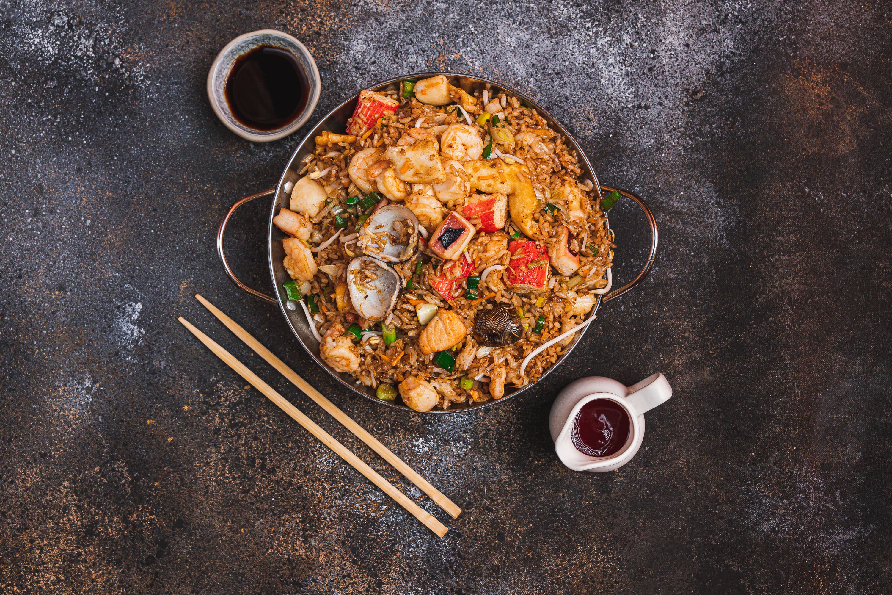 Arroz Frito Especial con Carne de Res