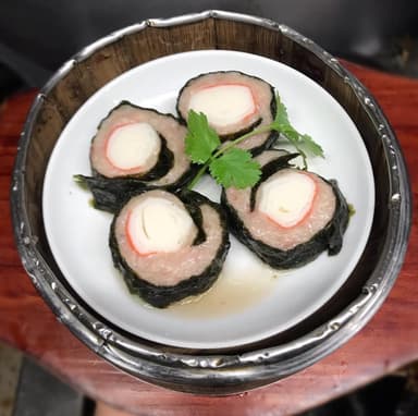 Rollo de Cerdo con Surime