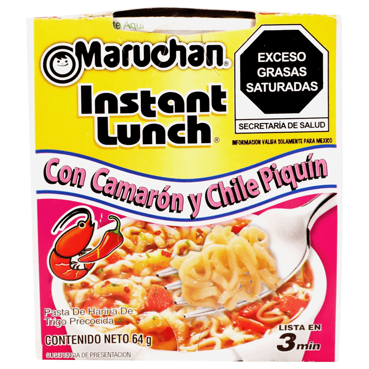 MARUCHAN CAMARON C/PIQUIN 1PZA         .