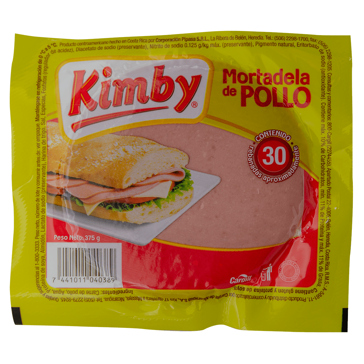 Mortadela Económica Kimby 375 g