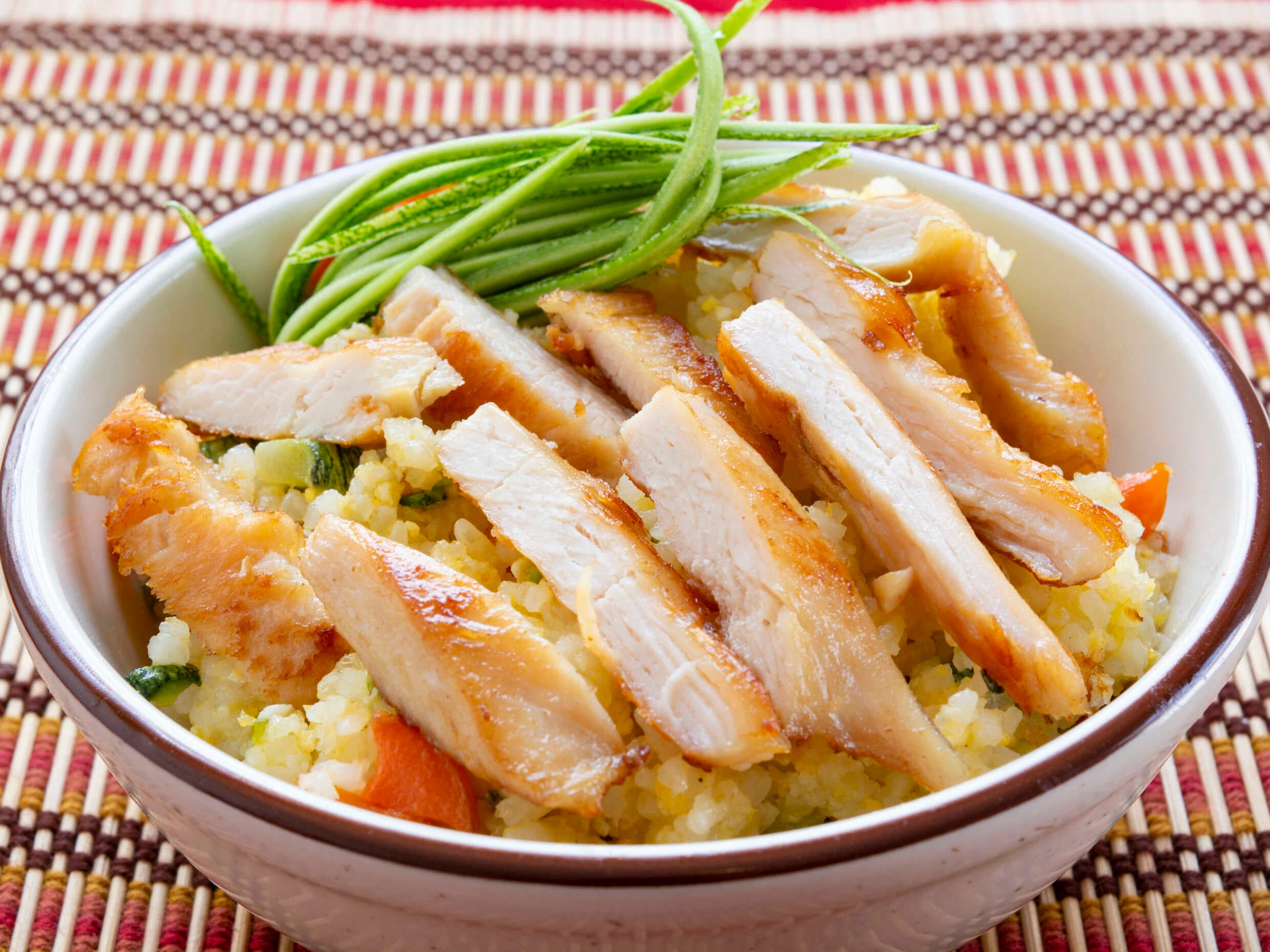 Arroz Frito con Pollo