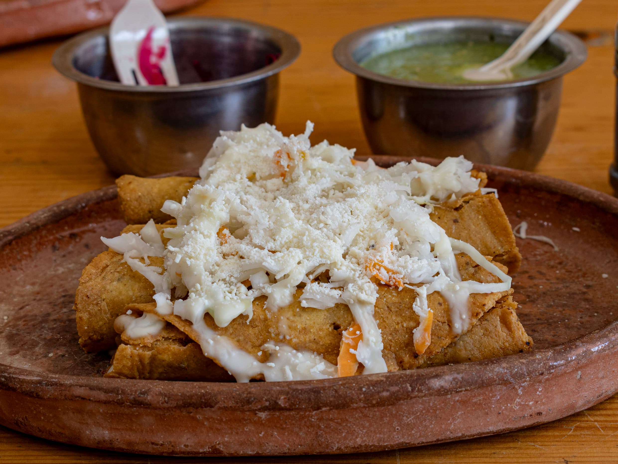 Taco Dorado de Quesillo