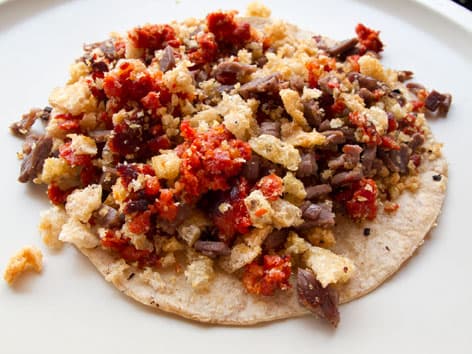 Taco campechano
