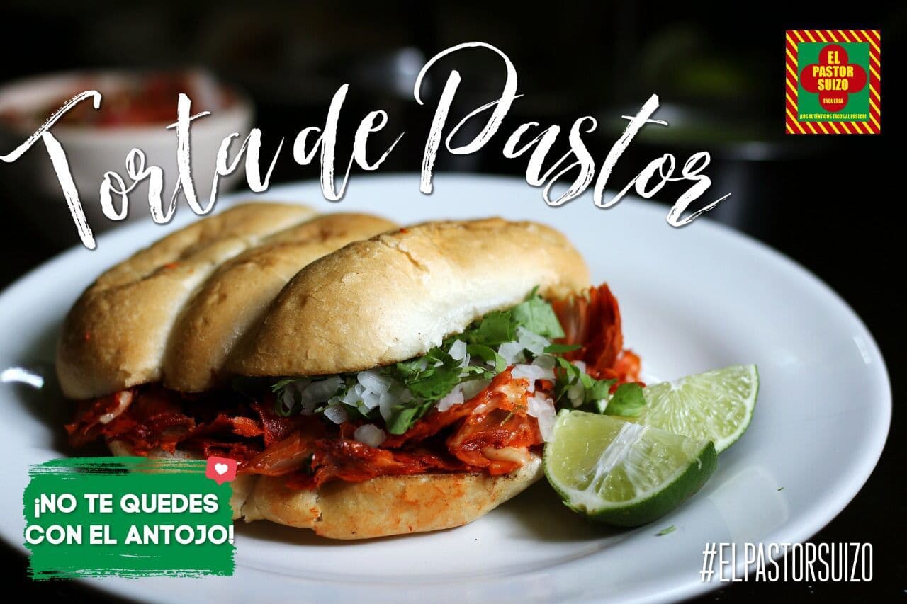 2 Tortas  de Pastor + Tranca de Pastor
