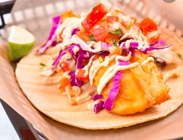 Taco Pescado a la Plancha Con Queso