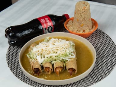 Combo Tacos Ahogados Completos y refresco 600 ml