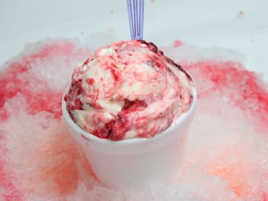 Helado de Queso con Zarzamora
