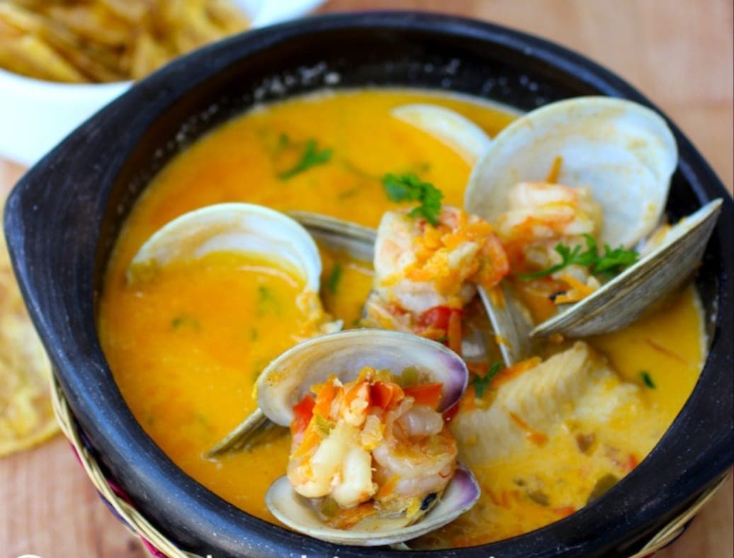 Cazuela de Mariscos.