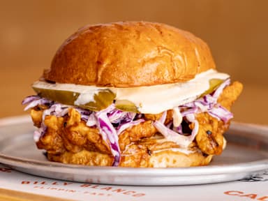 KOREAN HOT HONEY CHICKEN SANDO