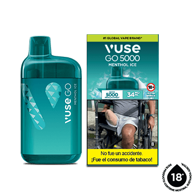 Vapeador Desechable Vuse Go 5K Menthol Ice