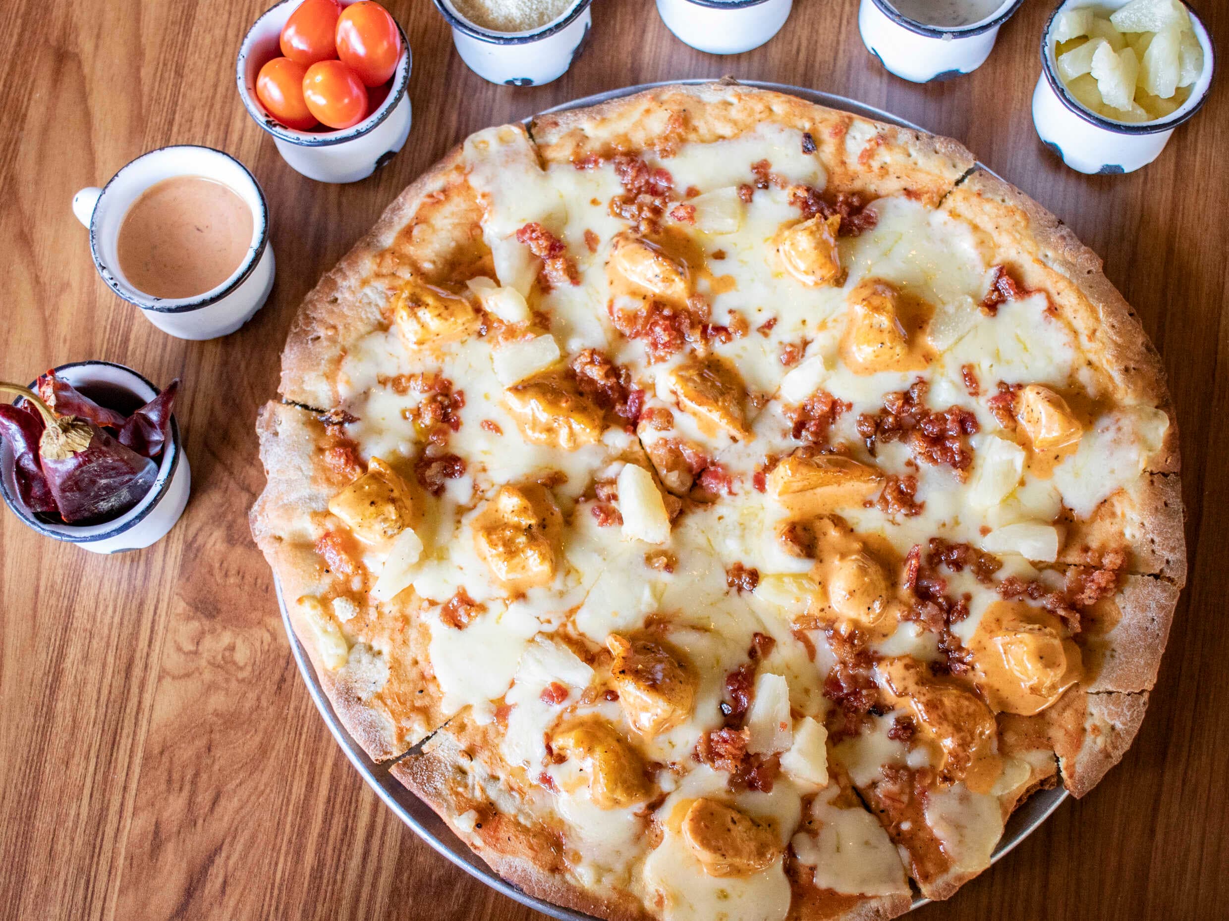 Pizza Boneless Hot, Extra Hot o BBQ