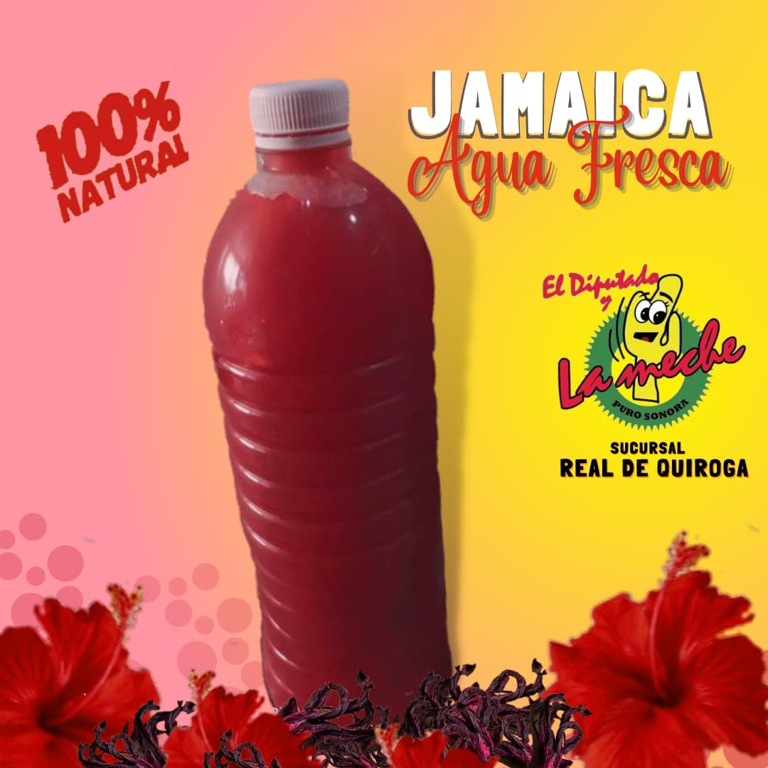 Agua de Jamaica 1/2 Litro