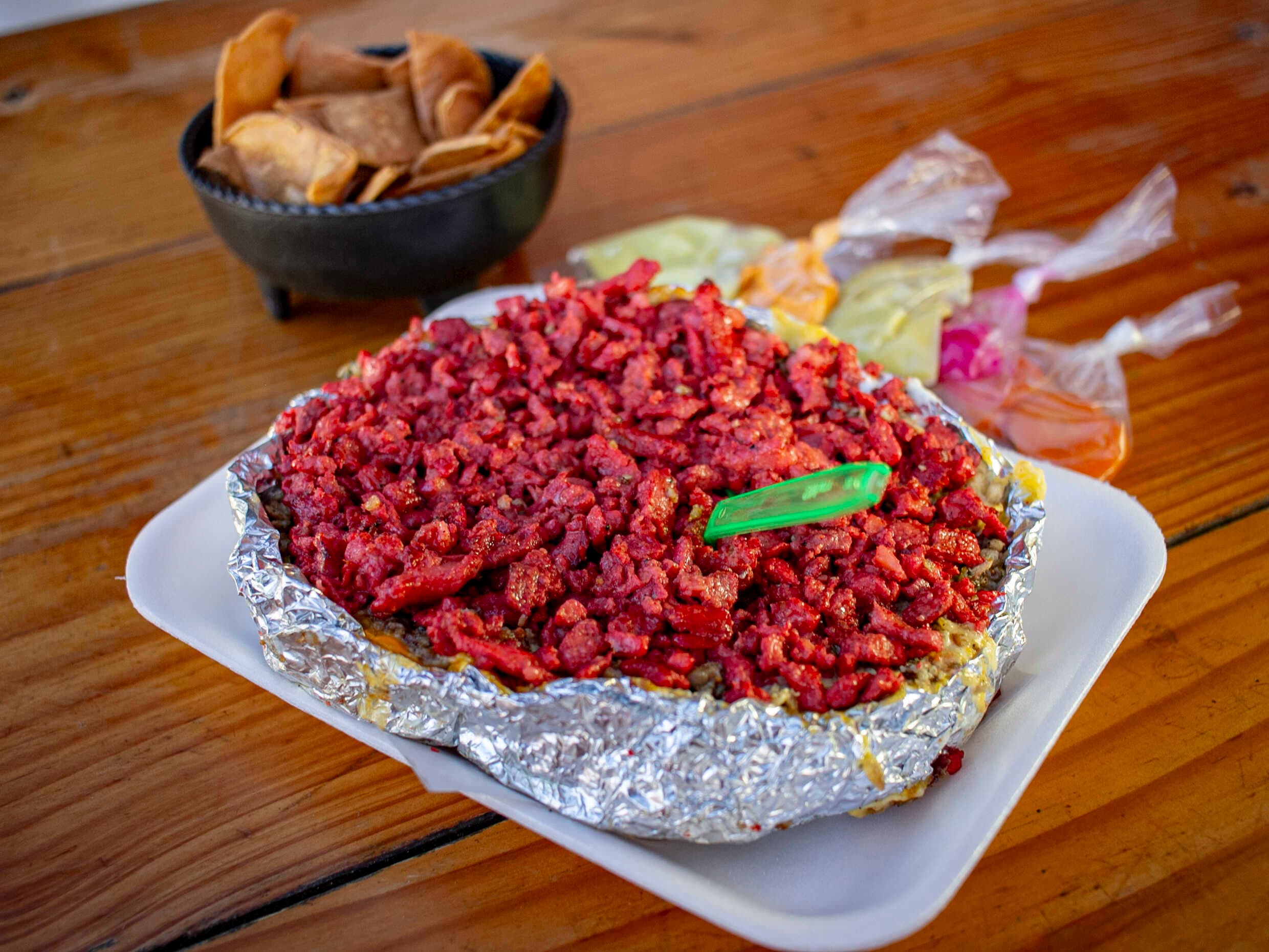 Papa Asada Con Trompo