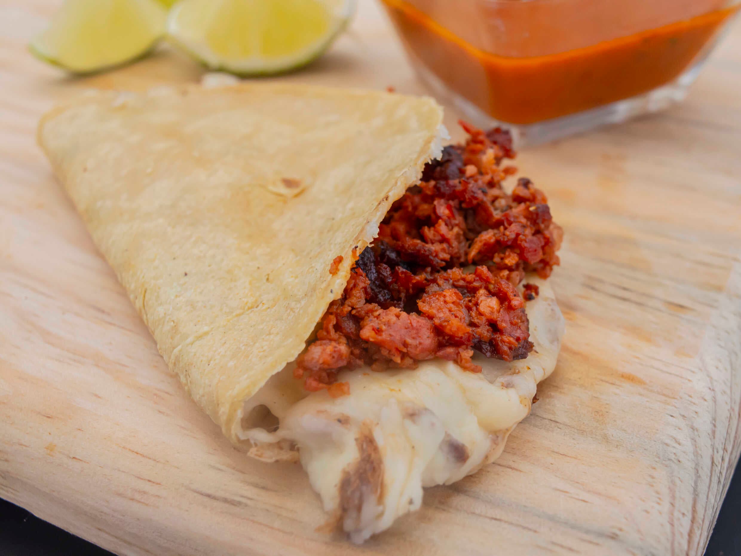 Quesadilla con Chorizo