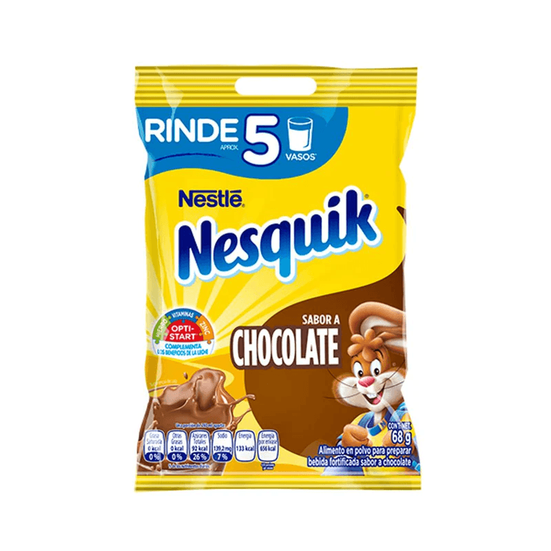 NESQUIK CHOCOLATE POLVO BOLSA 68GR