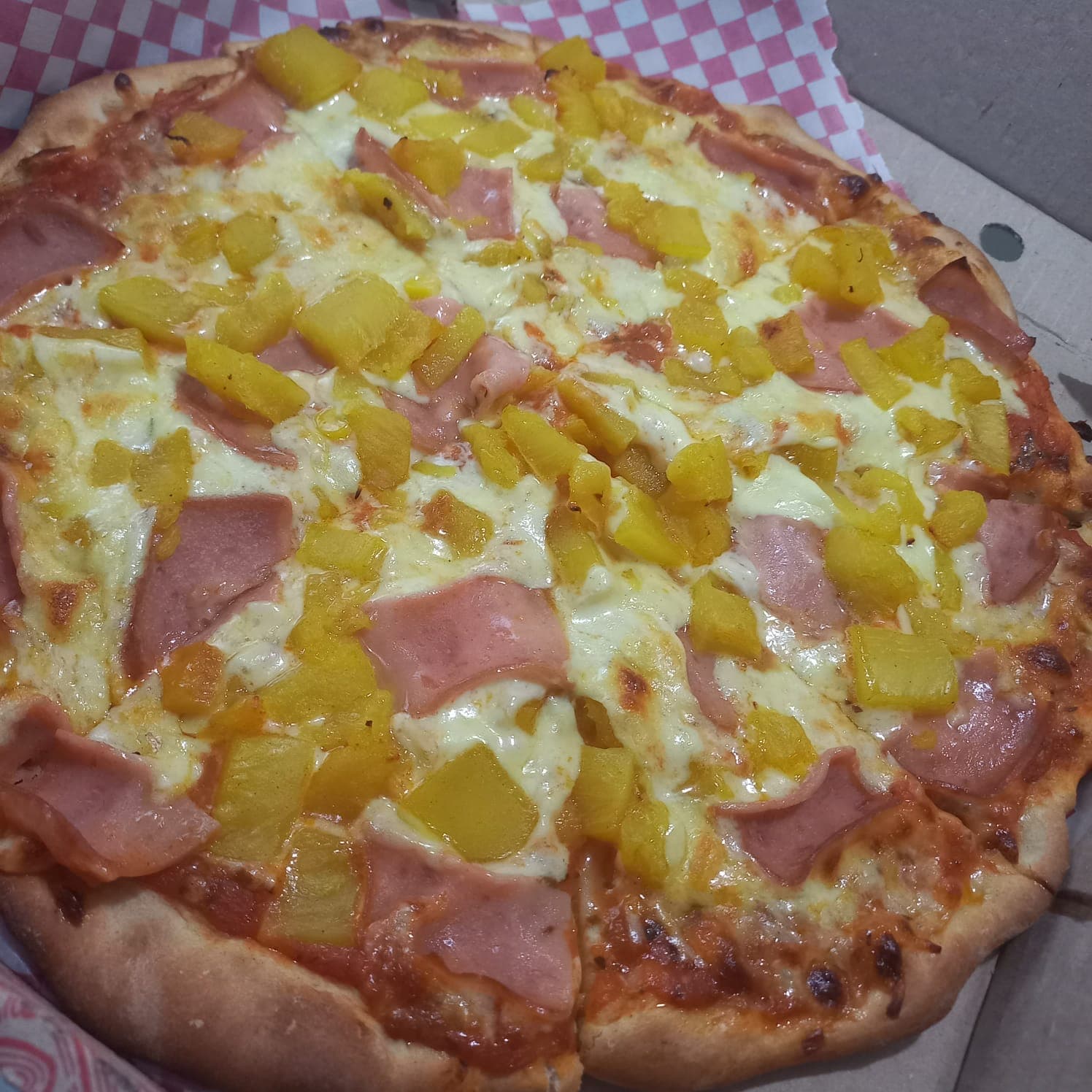 Pizza Hawaiana Personal 4 Porciones (Didi)