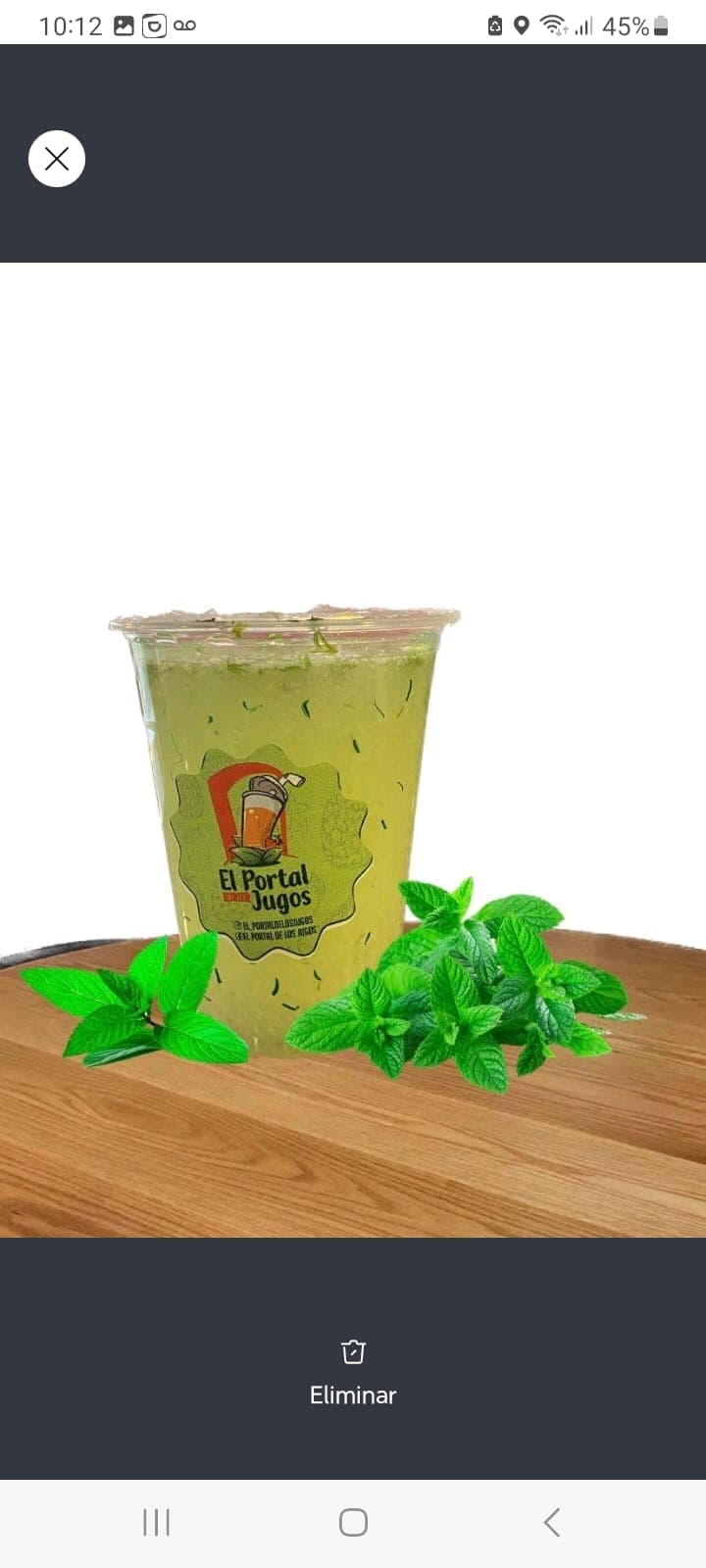 Limonada de Albahaca