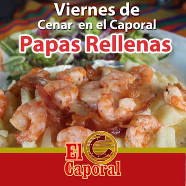 Papa Rellena de Camarón