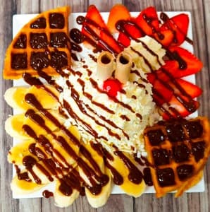 Waffle de Chocolate