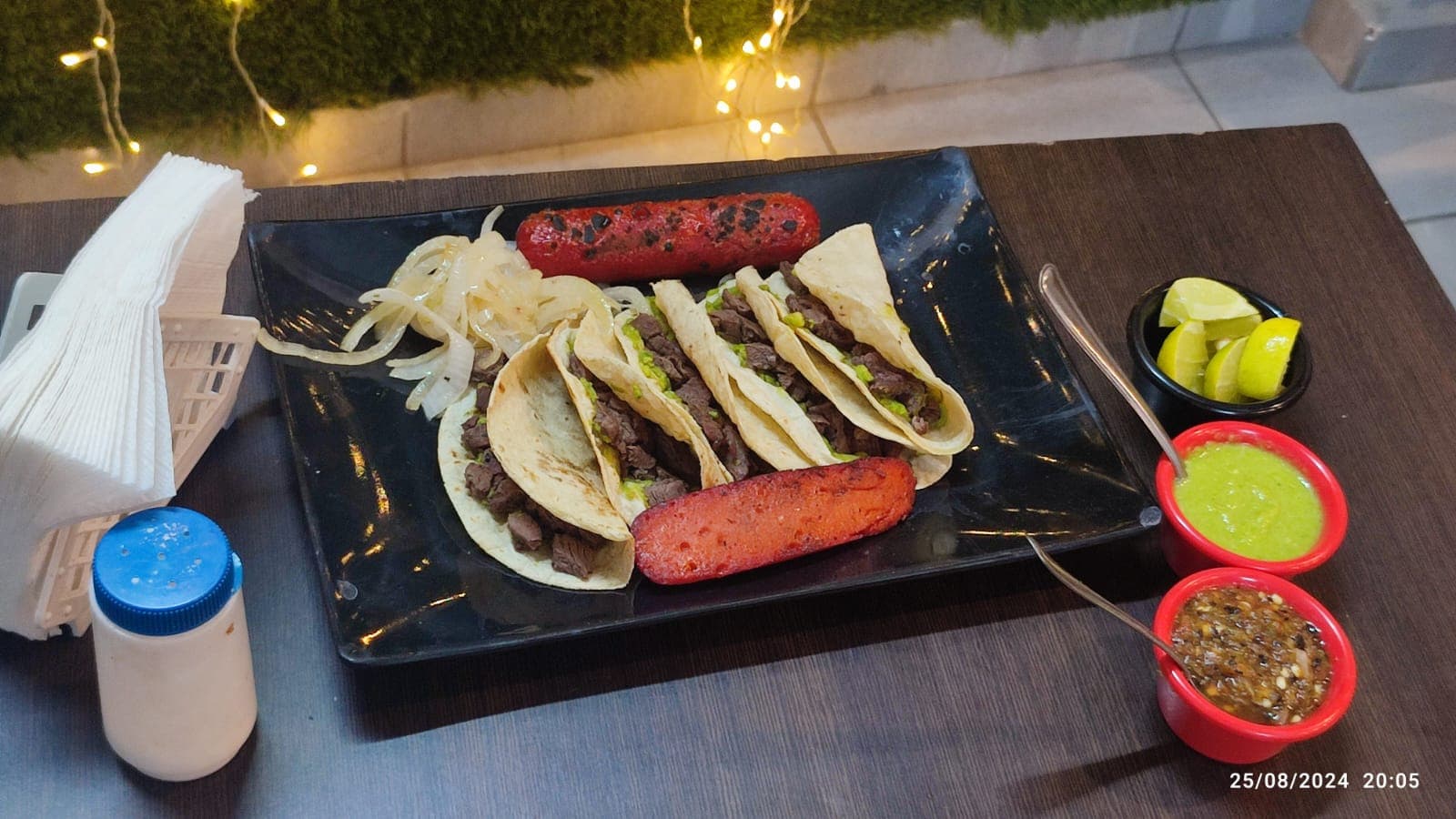 Combo 4 Tacos de Arrachera + Refresco