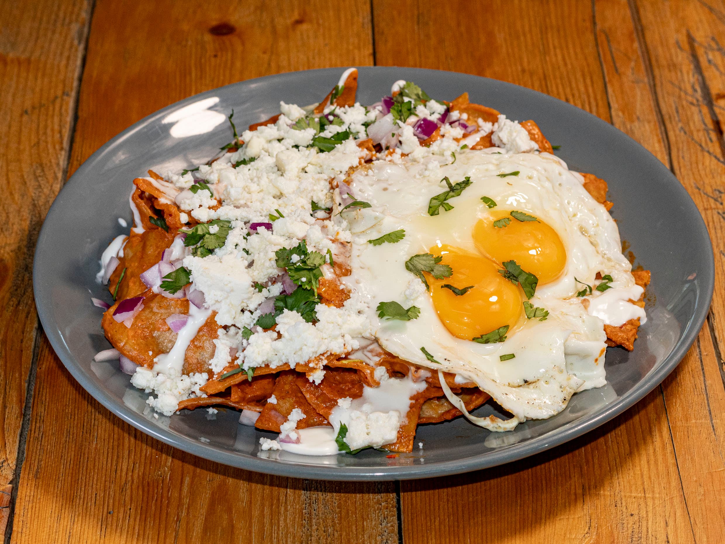 Chilaquiles con Huevo