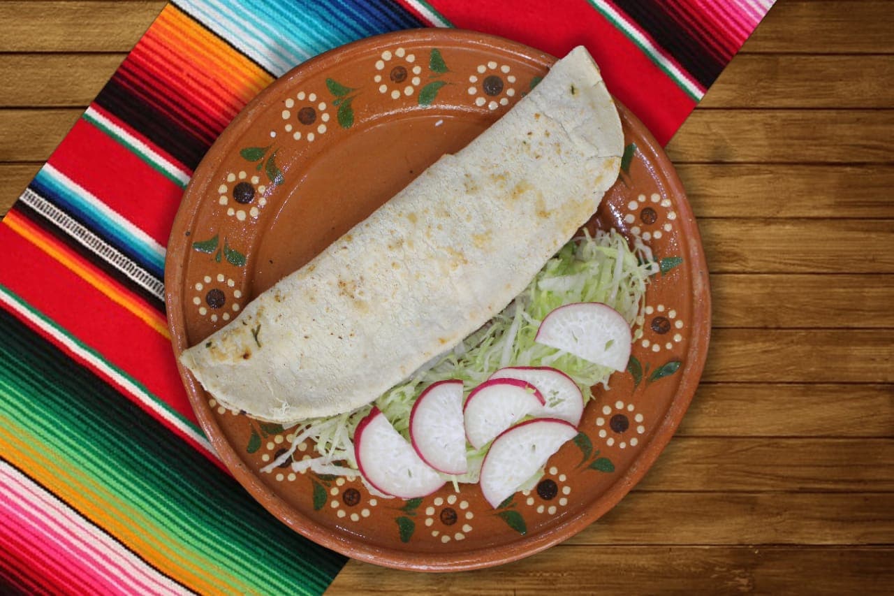 Taco de Guisado +  Huarache Normal