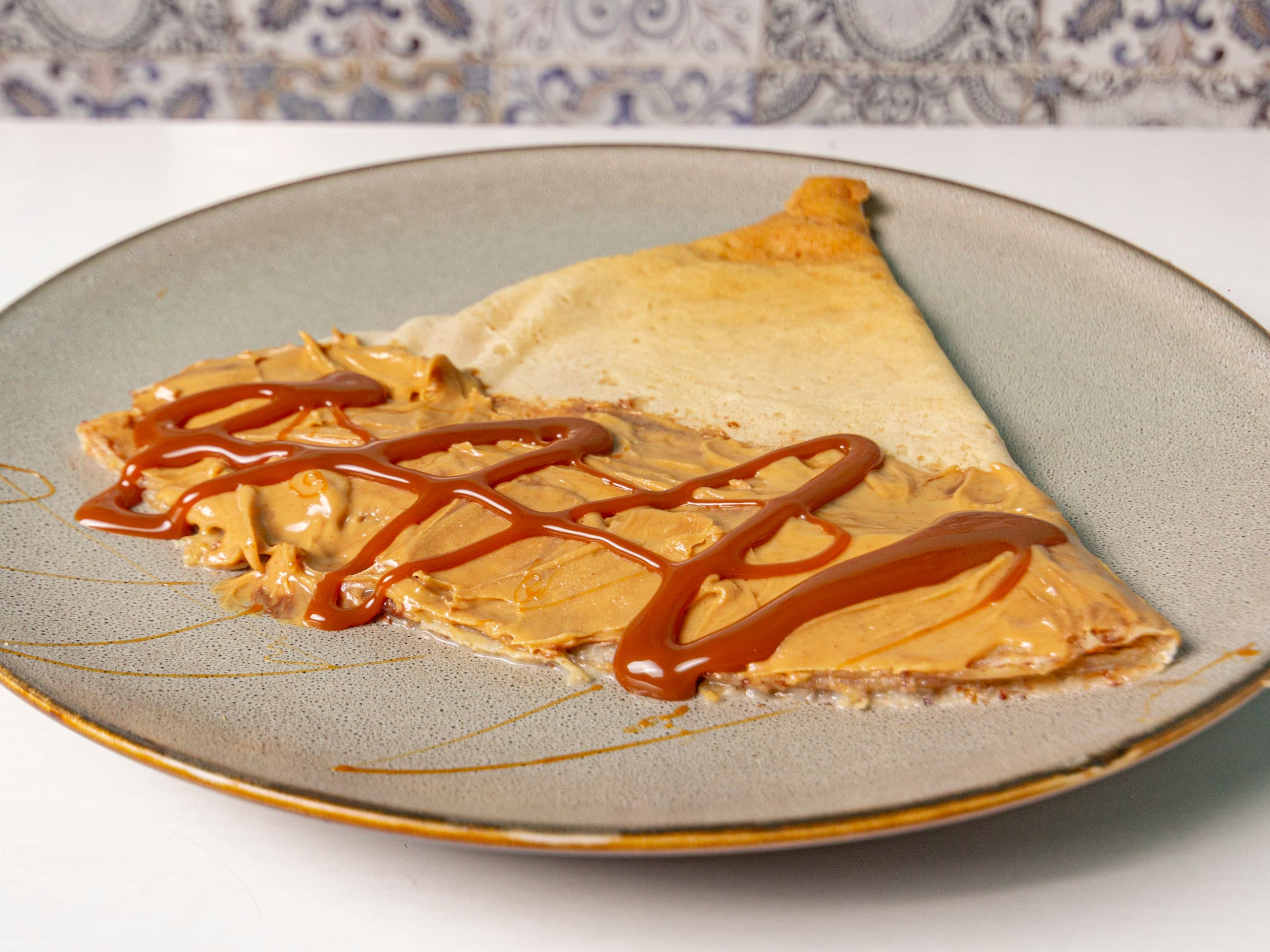 Crema de maní con Cajeta