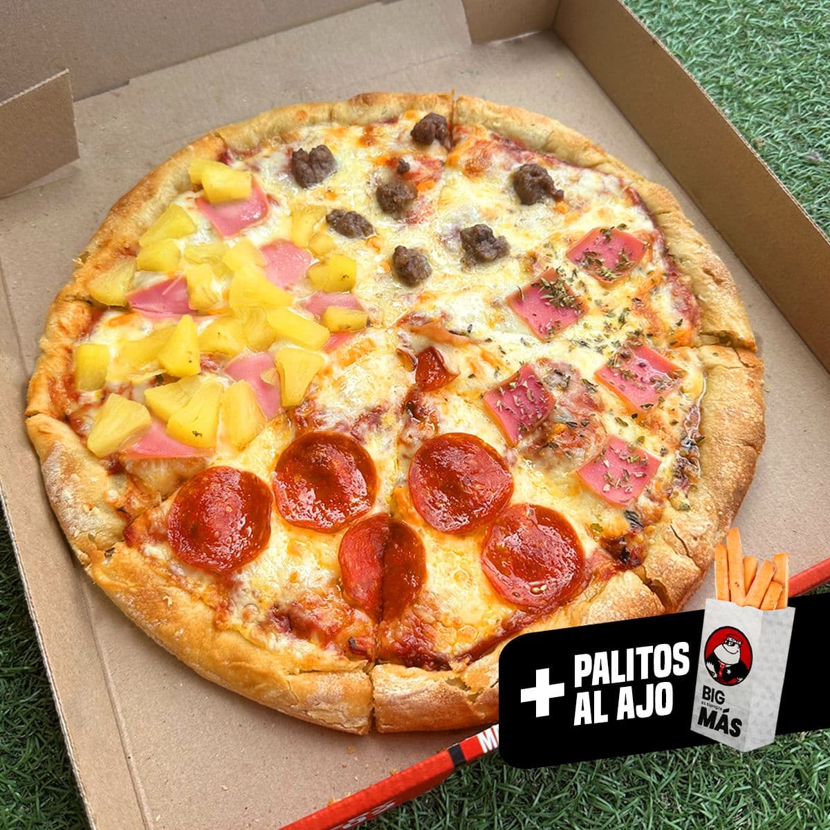 Pizza 4 en 1 Flash y Breadsticks