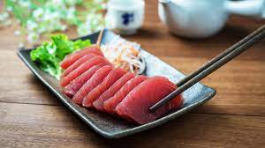 Sashimi Salseado de Atún