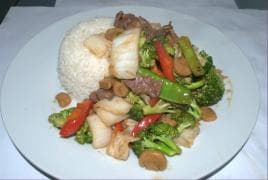 Carne de Res con Champiñones