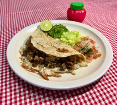 Taco de Harina con Queso 1 pza