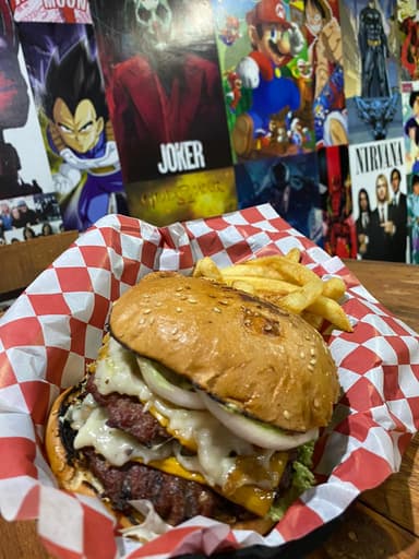 Hamburguesa Doble Carne con Queso