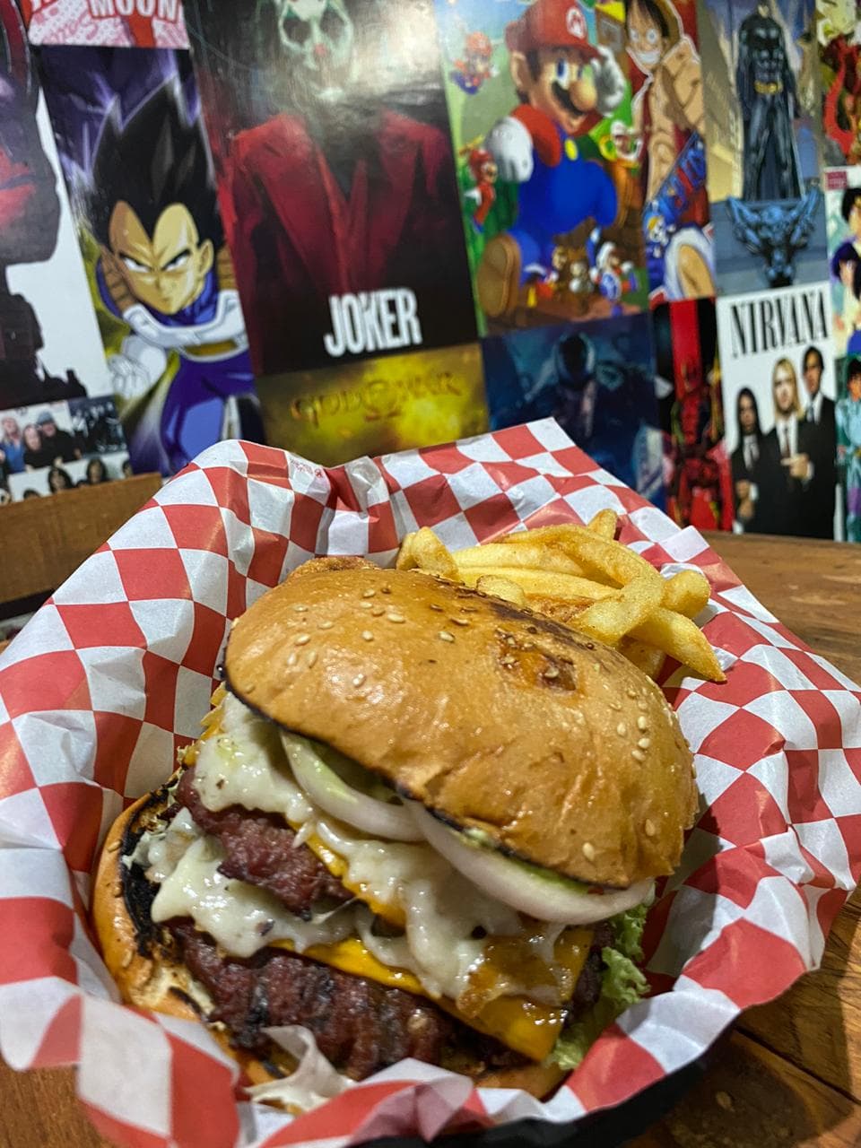 Hamburguesa Doble Carne con Queso