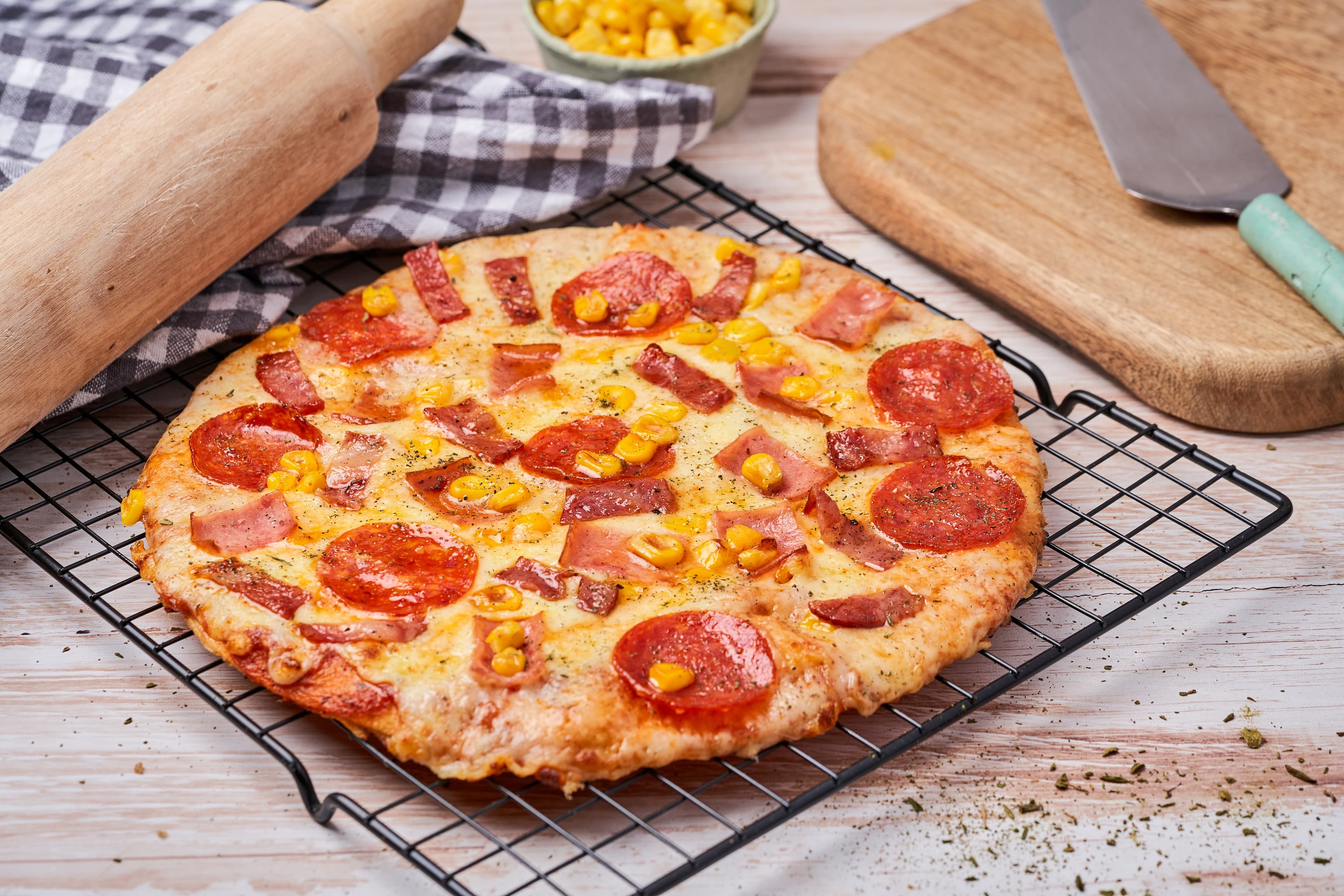 Pizza Mediana por Mitades