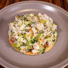Tostada Ceviche de Mojarra
