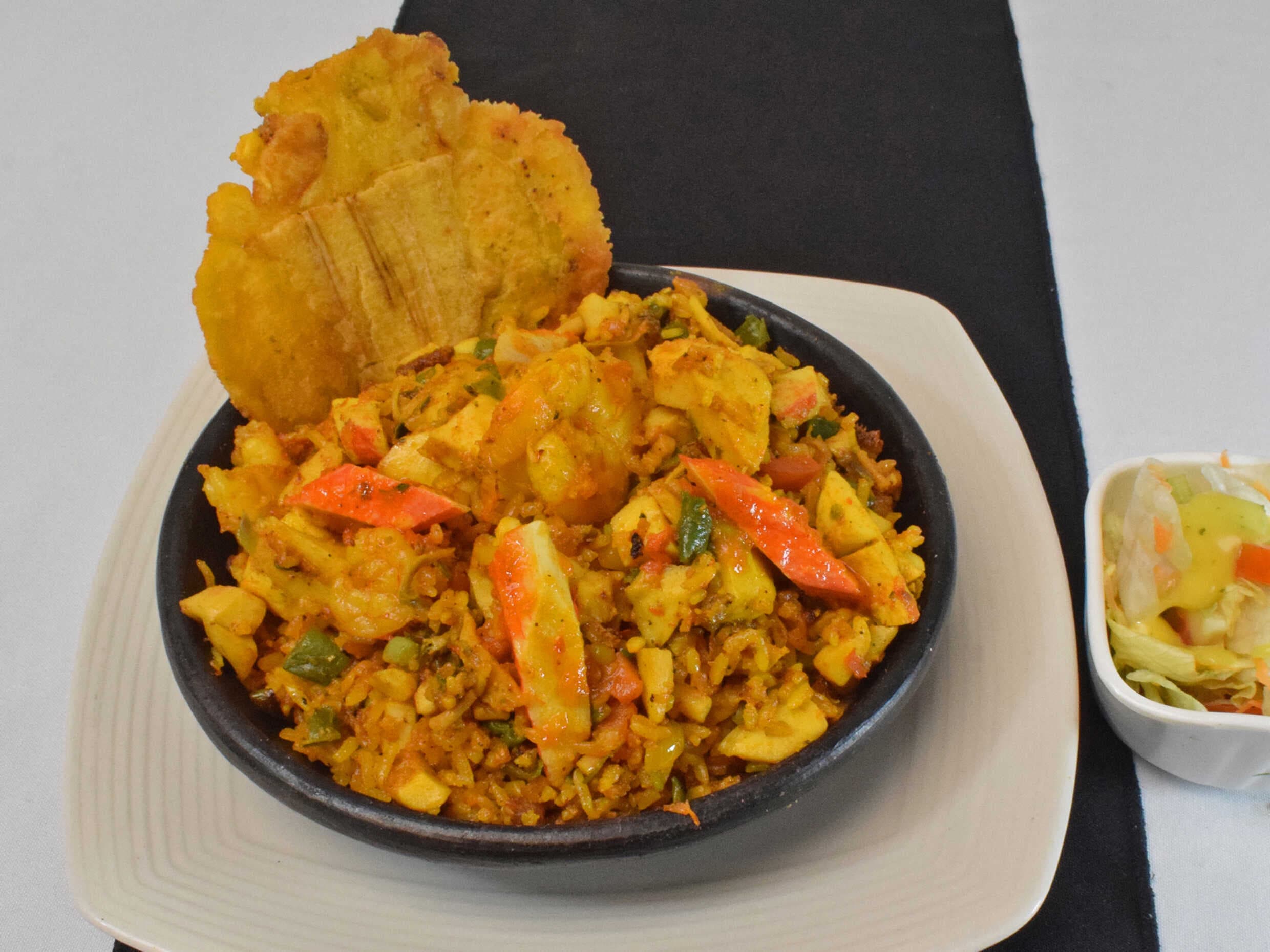 Arroz a la Marinera + Sancocho de Pescado