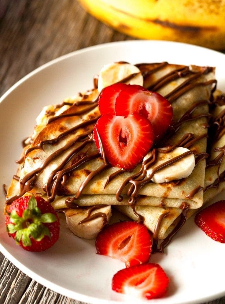Crepa de Nutella con Piña