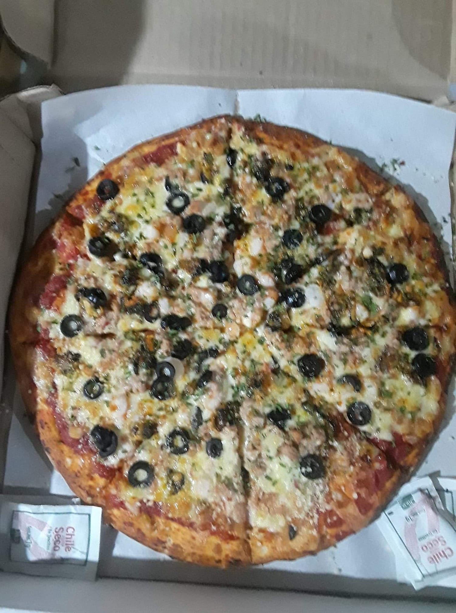 Pizza de Mariscos Grande