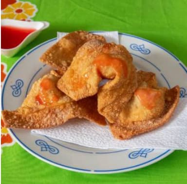 Wantan con Camarón