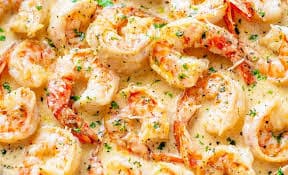 Camarones en Salsa de Ajo