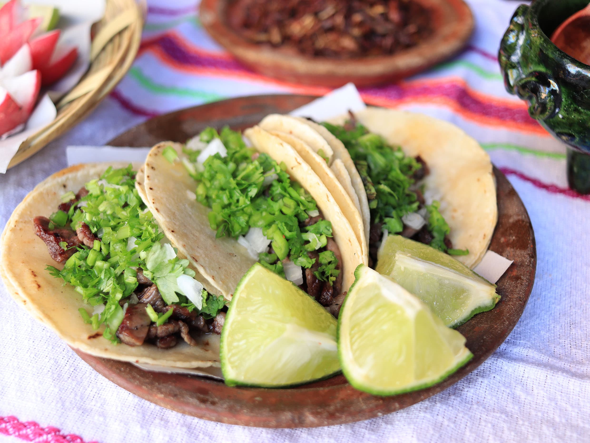 Orden de 3 tacos de arrachera