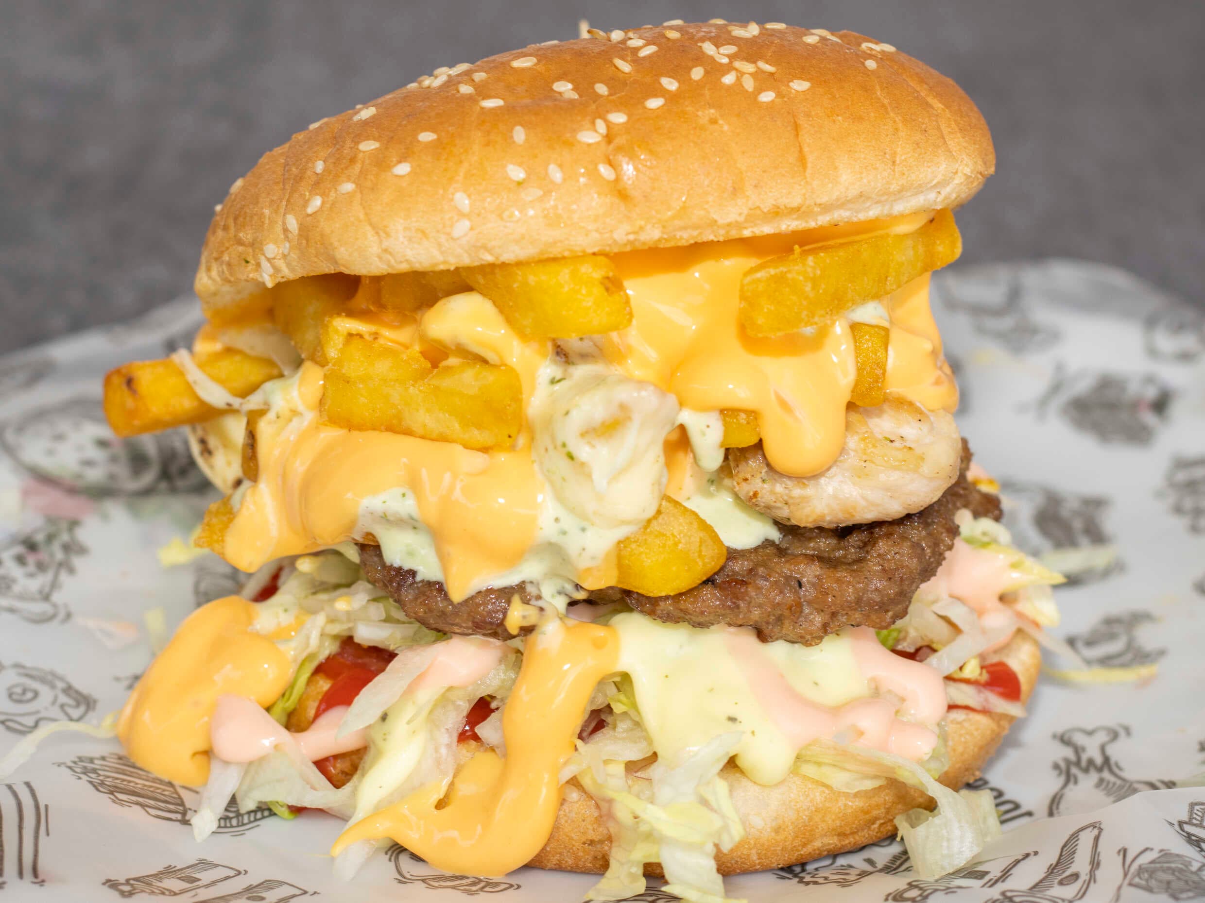 Hamburguesa Tentación en Promo.