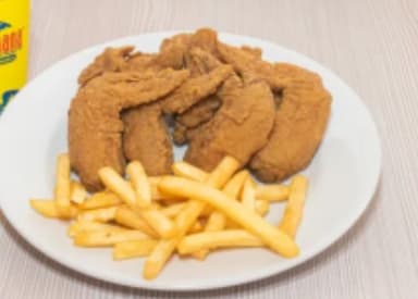 Combo 4 Alitas + Papas + Jugo Hit