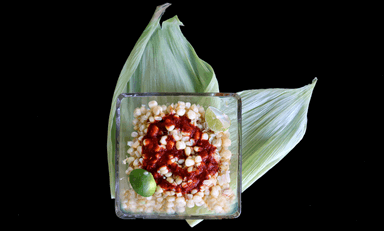 Elote Rebanado con Sal y Limón
